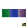 Ryobi 72PC Full Size Color Glue Sticks (Green, Blue, Purple)