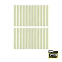 Ryobi 24PC Full Size Glow In The Dark Glue Sticks