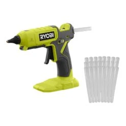 Ryobi ONE+ 18V Cordless Dual Temperature Glue Gun (Tool-Only) With Extra 1/2 In. Glue Sticks (24-Pack)