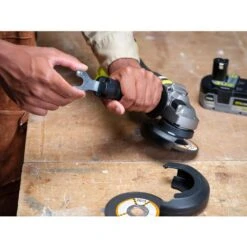 Ryobi ONE+ HP 18V Brushless Cordless 4-1/2 In. Angle Grinder (Tool Only) -Ryobi Store ryobi angle grinders pblag02b 1f 1000
