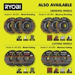 Ryobi ONE+ HP 18V Brushless Cordless Angle Grinder Kit With 4.0 Ah HIGH PERFORMANCE EDGE Battery And Charger 24 Ryobi ONE+ HP 18V Brushless Cordless Angle Grinder Kit With 4.0 Ah HIGH PERFORMANCE EDGE Battery And Charger -Ryobi Store ryobi angle grinders pblag02k1sb 44 1000