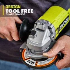 Ryobi ONE+ 18V Cordless 4-1/2 In. Angle Grinder With 2.0 Ah Battery And Charger Kit -Ryobi Store ryobi angle grinders pcl445b psk005 1d 1000
