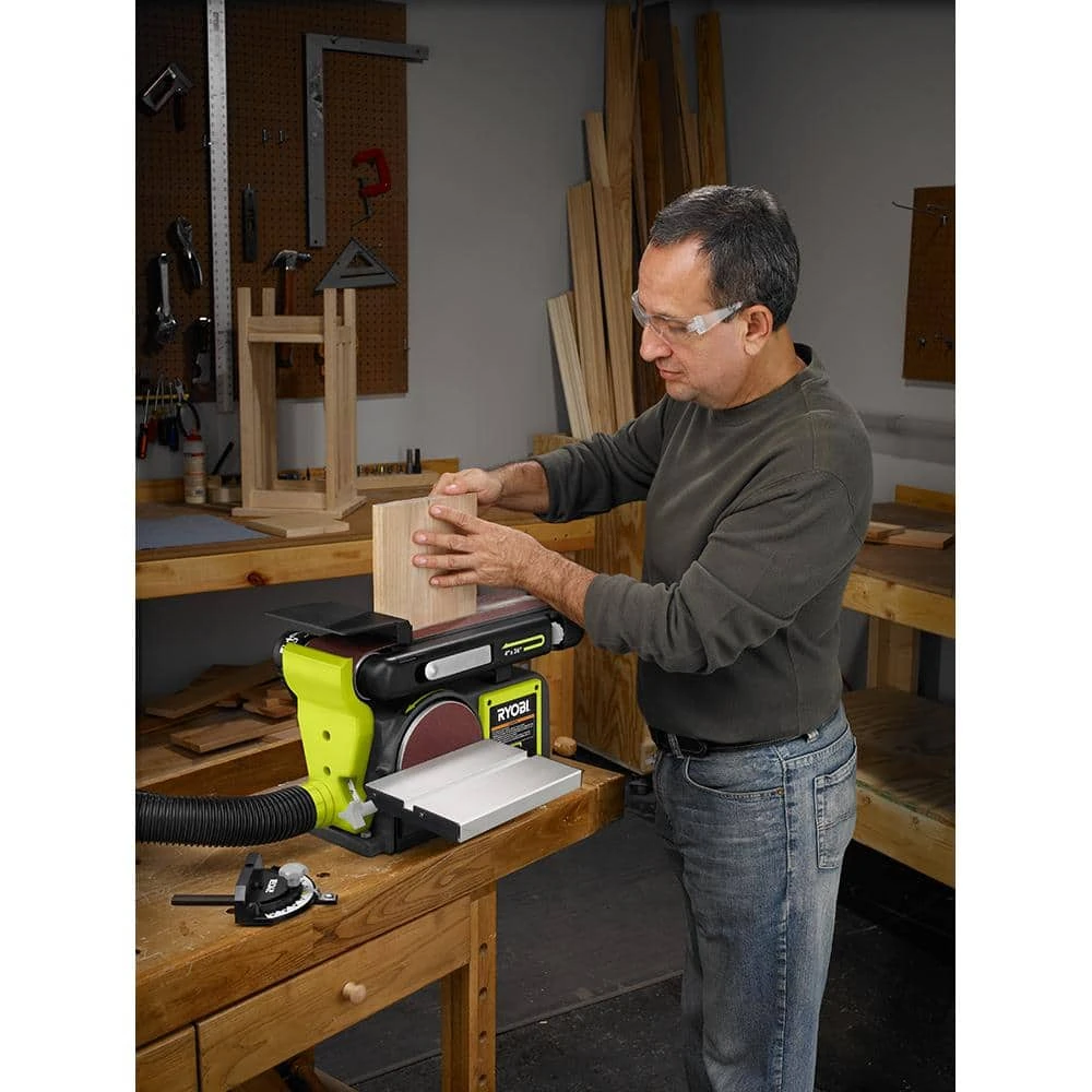 Ryobi Corded 4 In X 36 In. Belt And 6 In. Disc Sander 10 Ryobi Corded 4 In X 36 In. Belt And 6 In. Disc Sander - Image 10