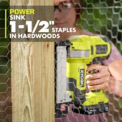 Ryobi ONE+ 18V Cordless 18-Gauge Brad Nailer With 18-Gauge Narrow Crown Stapler, 2.0 Ah Battery, And Charger -Ryobi Store ryobi brad nailers p321 p361 psk005 1d 1000