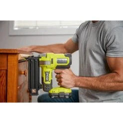 Ryobi ONE+ 18V Cordless 18-Gauge Brad Nailer With 18-Gauge Narrow Crown Stapler, 2.0 Ah Battery, And Charger -Ryobi Store ryobi brad nailers p321 p361 psk005 1f 1000