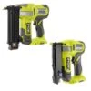 Ryobi ONE+ 18V 18-Gauge Cordless AirStrike Brad Nailer With ONE+ 18V Cordless Airstrike 23-Gauge Pin Nailer (Tools Only)