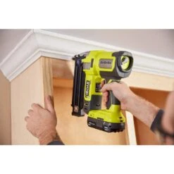 Ryobi ONE+ 18V 18-Gauge Cordless AirStrike Brad Nailer With Cordless 5 In. Random Orbit Sander -Ryobi Store ryobi brad nailers p321 pcl406b c3 1000