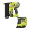 Ryobi ONE+ 18V 18-Gauge Cordless AirStrike Brad Nailer With Cordless Corner Cat Finish Sander
