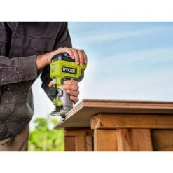 Ryobi ONE+ 18V 18-Gauge Cordless AirStrike Brad Nailer With Compact Fixed Base Router (Tools Only) -Ryobi Store ryobi brad nailers p321 pcl424b 1f 1000