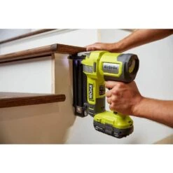 Ryobi ONE+ 18V Cordless 18-Gauge Brad Nailer Kit With 2.0 Ah Compact Battery And Charger -Ryobi Store ryobi brad nailers p321 psk005 4f 1000 1