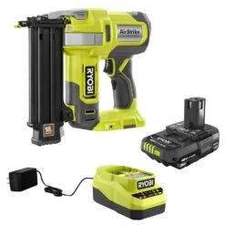 Ryobi ONE+ 18V Cordless 18-Gauge Brad Nailer Kit With 2.0 Ah Compact Battery And Charger -Ryobi Store ryobi brad nailers p321 psk005 d4 1000 1