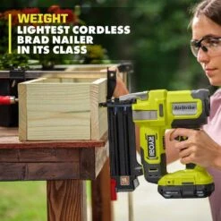 Ryobi ONE+ 18V 18-Gauge Cordless AirStrike Brad Nailer With Cordless Corner Cat Finish Sander, 4.0 Ah Battery, Charger 18 Ryobi ONE+ 18V 18-Gauge Cordless AirStrike Brad Nailer With Cordless Corner Cat Finish Sander, 4.0 Ah Battery, Charger -Ryobi Store ryobi brad nailers p321k1 pcl416b 66 1000