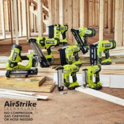 Ryobi ONE+ HP 18V 18-Gauge Brushless Cordless AirStrike Brad Nailer (Tool Only) -Ryobi Store ryobi brad nailers p322 44 1000