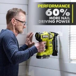 Ryobi ONE+ HP 18V 18-Gauge Brushless Cordless AirStrike Brad Nailer And ONE+ 18V 3/8 In. Crown Stapler (Tools Only) -Ryobi Store ryobi brad nailers p322 p317 a0 1000