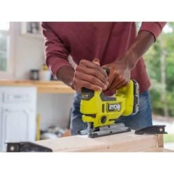 Ryobi ONE+ HP 18V 18-Gauge Brushless Cordless AirStrike Brad Nailer With ONE+ HP 18V Brushless Cordless Jig Saw (Tools Only) -Ryobi Store ryobi brad nailers p322 pbljs01b 4f 1000