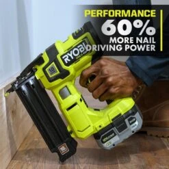 Ryobi ONE+ 18V HIGH PERFORMANCE Kit W/ (2) 4.0 Ah Batteries, 2.0 Ah Battery, Charger, & ONE+ HP Brushless Brad Nailer -Ryobi Store ryobi brad nailers p322 psk108sb a0 1000