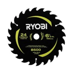 Ryobi 6-1/2 In. Thin Kerf 24-Teeth Circular Saw Carbide Blade (1-Piece)