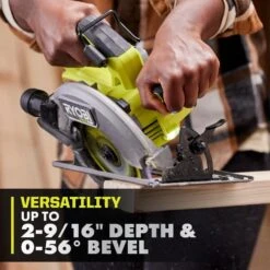 Ryobi ONE+ HP 18V Brushless Cordless 7-1/4 In. Circular Saw (Tool Only) -Ryobi Store ryobi circular saws pblcs302b 77 1000