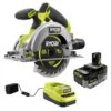 Ryobi ONE+ HP 18V Brushless Cordless Compact 6-1/2 In. Circular Saw Kit With 4.0 Ah HIGH PERFORMANCE Battery And Charger