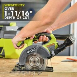 Ryobi ONE+ 18V Lithium-Ion Kit With 2.0 Ah And 4.0 Ah Batteries, Charger, And ONE+ 18V Cordless 5-1/2 In. Circular Saw -Ryobi Store ryobi circular saws psk106sb pcl500b 1d 1000
