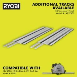 Ryobi ONE+ HP 18V Brushless Cordless 6-1/2 In. Track Saw Kit With 4.0 Ah HIGH PERFORMANCE Battery And Charger -Ryobi Store ryobi circular saws pts01k 1f 1000
