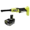 Ryobi ONE+ HP 18V Brushless Cordless 1/4 In. Extended Reach Ratchet With 4.0 Ah Lithium-Ion HIGH PERFORMANCE Battery