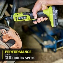 Ryobi ONE+ HP 18V Brushless Cordless Compact 3/8 In. Ratchet Kit With (1) 2.0 Ah Battery, (2) 4.0 Ah Batteries, And Charger -Ryobi Store ryobi cordless ratchets psbrc26k3sb 1d 1000