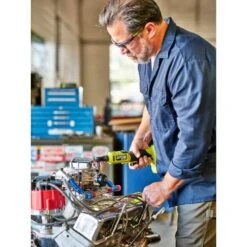 Ryobi ONE+ HP 18V Brushless Cordless Compact 3/8 In. Ratchet Kit With (1) 2.0 Ah Battery, (2) 4.0 Ah Batteries, And Charger -Ryobi Store ryobi cordless ratchets psbrc26k3sb c3 1000