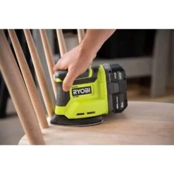 Ryobi ONE+ 18V Cordless Corner Cat Finish Sander Kit With 4.0 Ah Battery And Charger -Ryobi Store ryobi detail sanders pcl416k1 44 1000
