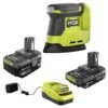 Ryobi ONE+ 18V Lithium-Ion Kit With 2.0 Ah And 4.0 Ah Batteries, Charger, And ONE+ 18V Cordless Corner Cat Finish Sander
