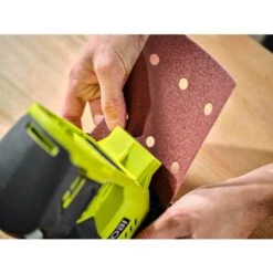 Ryobi 18-Piece 1/4 Sheet Sand Paper Assortment Set - 80, 120, And 220 Grit -Ryobi Store ryobi detail sanding sheets a19901 2 66 1000