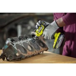 Ryobi ONE+ HP 18V Brushless Cordless Compact 1/4 In. Right Angle Grinder Kit W/(2)4.0Ah Batteries, (1)2.0Ah Battery, Charger -Ryobi Store ryobi die grinders psbdg01k3sb 44 1000