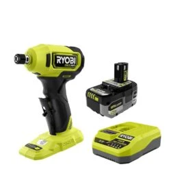 Ryobi ONE+ HP 18V 6.0 Ah Lithium-Ion HIGH PERFORMANCE Battery And Charger Kit W/ ONE+ HP 18V Brushless Right Angle Die Grinder