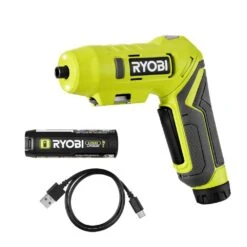 Ryobi USB Lithium Screwdriver Kit With 2.0 Ah USB Lithium Battery And Charging Cable
