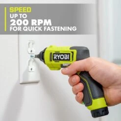 Ryobi USB Lithium Multi-Head Screwdriver Kit With 2 Ah Battery, Charging Cable, 3 Ah Battery, And USB Lithium 3-Port Charger -Ryobi Store ryobi electric screwdrivers fvd51k fvch01 fvb03 1d 1000