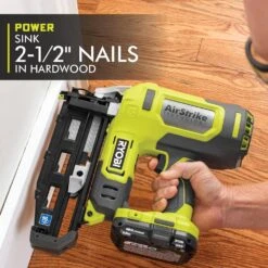 Ryobi ONE+ 18V AirStrike 16-Gauge Cordless Finish Nailer (Tool Only) -Ryobi Store ryobi finishing nailers p326 1d 1000