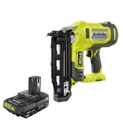 Ryobi ONE+ 18V 16-Gauge Cordless AirStrike Finish Nailer With 2.0 Ah Battery