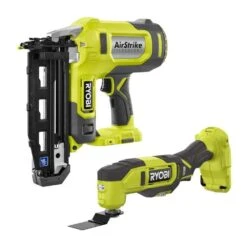 Ryobi ONE+ 18V 16-Gauge Cordless AirStrike Finish Nailer With Cordless Multi-Tool (Tools Only) -Ryobi Store ryobi finishing nailers p326 pcl430b d4 1000