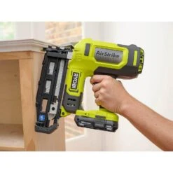 Ryobi ONE+ Airstrike 16GA Straight Finish Nailer Kit With 2.0Ah Battery And Charger -Ryobi Store ryobi finishing nailers p326k c3 1000