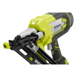 Ryobi ONE+ 18V Cordless AirStrike 15-Gauge Angled Finish Nailer And 2.0 Ah Compact Battery And Charger Starter Kit -Ryobi Store ryobi finishing nailers p330 psk005 1d 1000