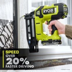 Ryobi ONE+ HP 18V Brushless Cordless 16-Gauge Straight Finish Nailer (Tool Only) -Ryobi Store ryobi finishing nailers pbl370b a0 1000