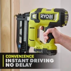 Ryobi ONE+ HP 18V Brushless Cordless 16-Gauge Straight Finish Nailer (Tool Only) -Ryobi Store ryobi finishing nailers pbl370b c3 1000