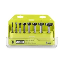 Ryobi Steel Forstner Drill Bit Set (8-Piece) -Ryobi Store ryobi forstner bits a9fs8r1 c3 1000