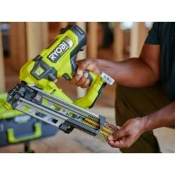 Ryobi ONE+ HP Brushless Cordless 21° Framing Nailer Kit With 4.0 Ah HIGH PERFORMANCE Battery And Charger -Ryobi Store ryobi framing nailers pbl345k 4f 1000