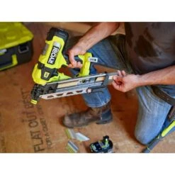 Ryobi ONE+ HP 18V Brushless Cordless AirStrike 30° Framing Nailer (Tool Only) -Ryobi Store ryobi framing nailers pbl350b c3 1000