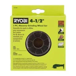 Ryobi 4-1/2 In. Masonry Grinding Wheel (3-Piece) 8 Ryobi 4-1/2 In. Masonry Grinding Wheel (3-Piece) -Ryobi Store ryobi grinding wheels cut off wheels a01303 40 1000