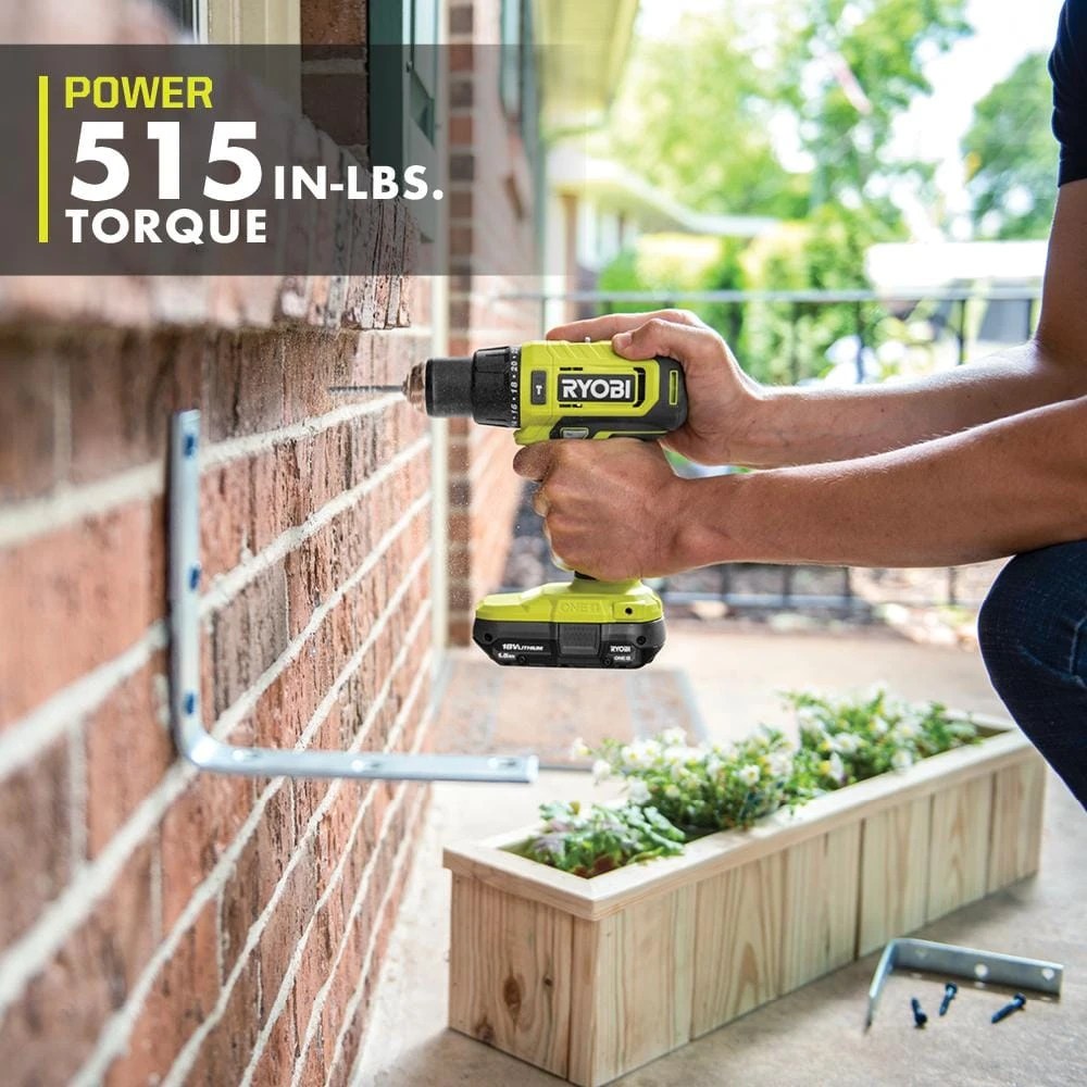 Ryobi ONE+ 18V Cordless 1/2 In. Hammer Drill (Tool Only) 4 Ryobi ONE+ 18V Cordless 1/2 In. Hammer Drill (Tool Only) - Image 4