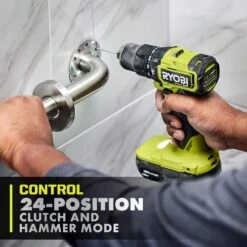 Ryobi ONE+ HP 18V Brushless Cordless Compact 1/2 In. Hammer Drill/Driver (Tool Only) 23 Ryobi ONE+ HP 18V Brushless Cordless Compact 1/2 In. Hammer Drill/Driver (Tool Only) -Ryobi Store ryobi hammer drills psbhm02b 1f 1000