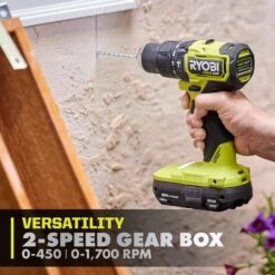 Ryobi ONE+ HP 18V Brushless Cordless Compact 1/2 In. Hammer Drill/Driver (Tool Only) 22 Ryobi ONE+ HP 18V Brushless Cordless Compact 1/2 In. Hammer Drill/Driver (Tool Only) -Ryobi Store ryobi hammer drills psbhm02b 4f 1000