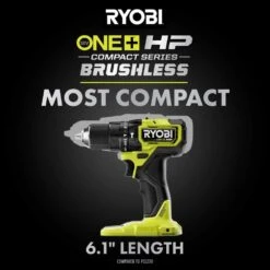 Ryobi ONE+ HP 18V Brushless Cordless Compact 1/2 In. Hammer Drill/Driver (Tool Only) 17 Ryobi ONE+ HP 18V Brushless Cordless Compact 1/2 In. Hammer Drill/Driver (Tool Only) -Ryobi Store ryobi hammer drills psbhm02b a0 1000